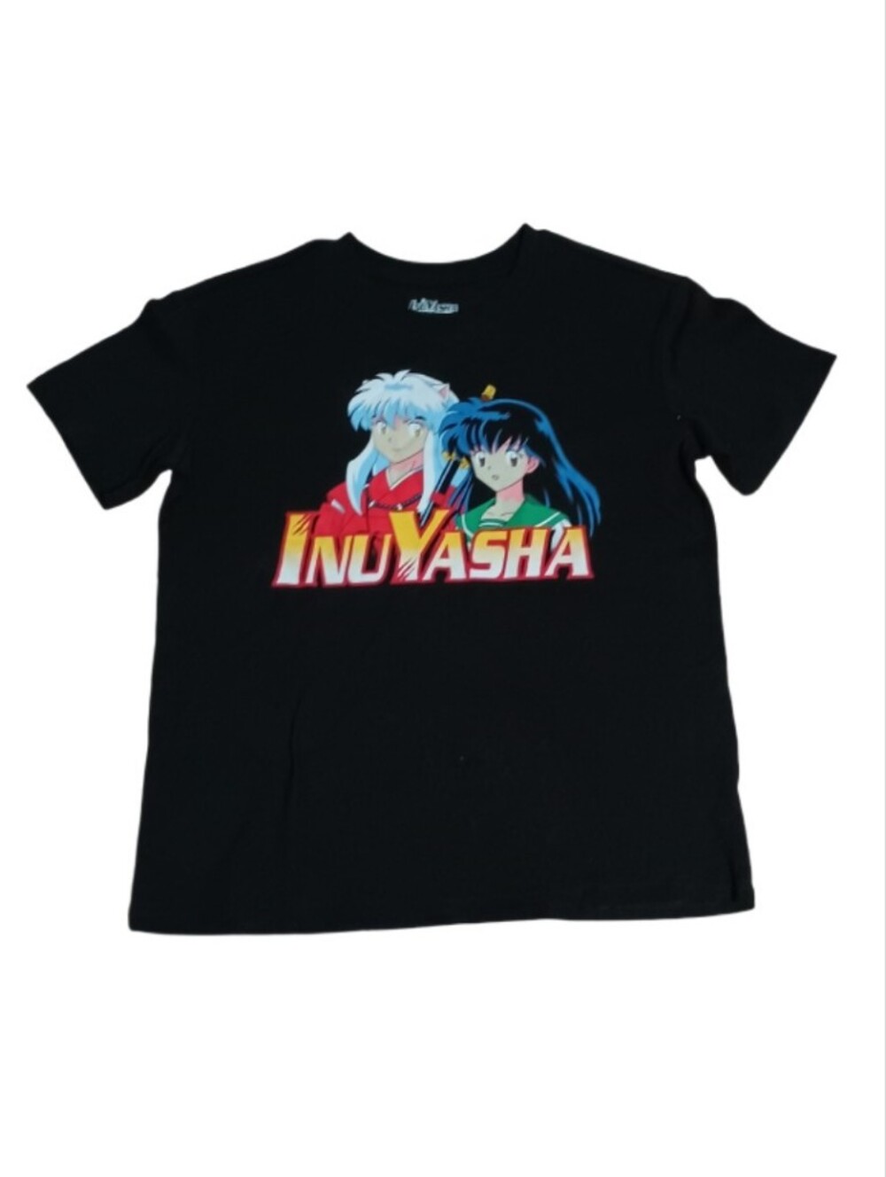 NWT InuYasha Graphic Tee Short Sleeve Black Anime T-Shirt Size S